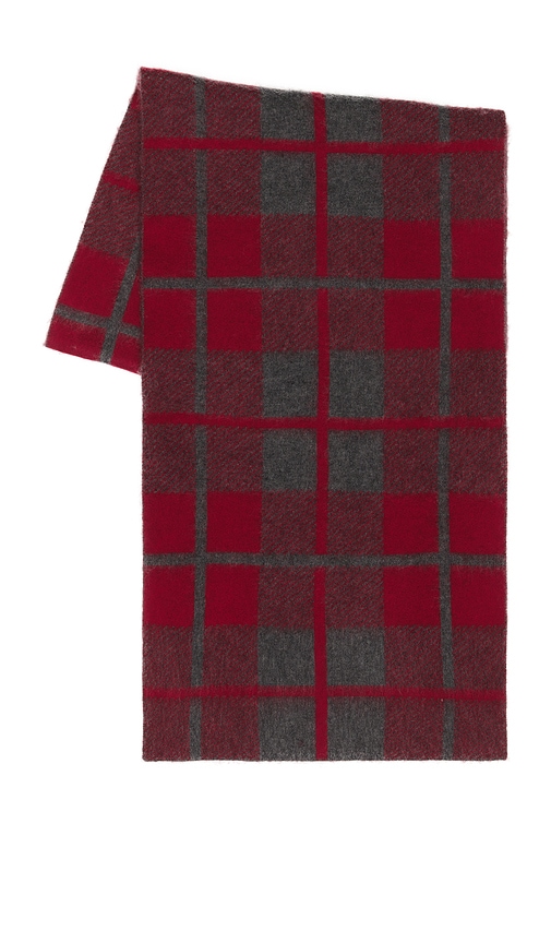 Guest In Residence The Plaid Big Scarf In Red