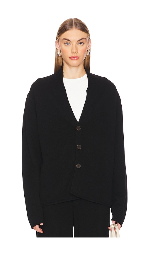 Shop Guest In Residence Everywear Cardigan In Black