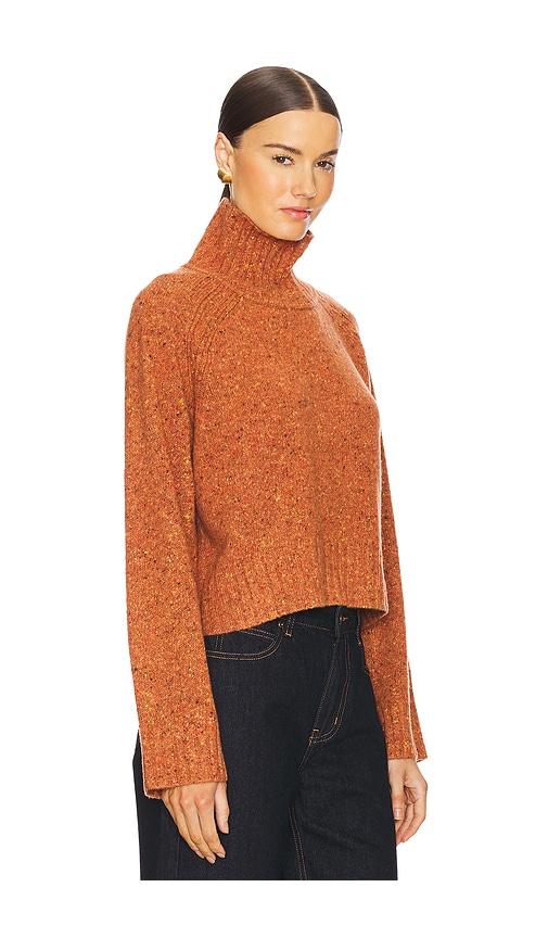 GUEST IN RESIDENCE CROPPED TURTLENECK CASHMERE SWEATER 