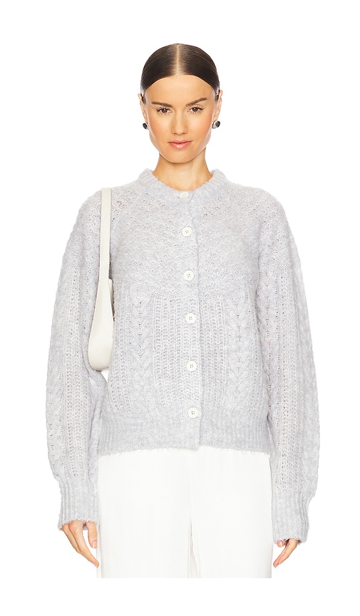 Shop Guest In Residence Cloud Cardigan In Grey