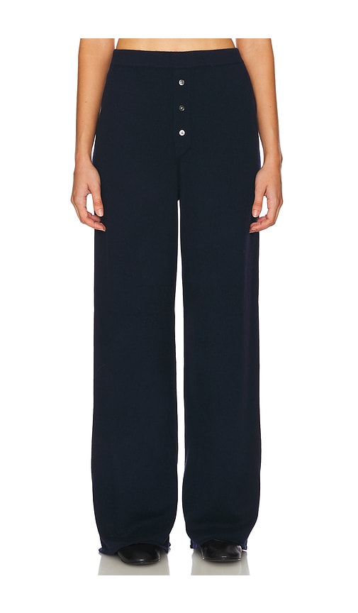 Shop Guest In Residence Everywear Cashmere Pant In Navy