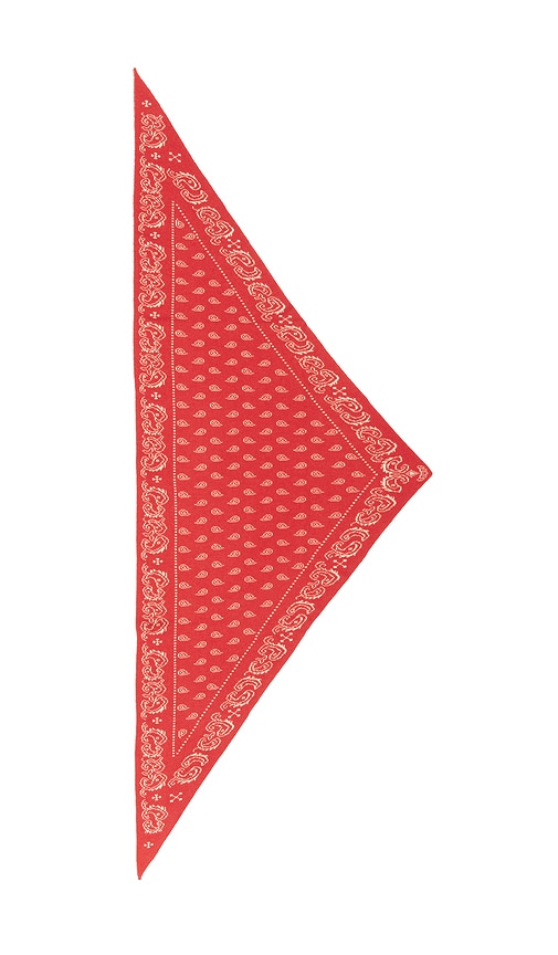  Guest In Residence Bandana Wild Rag In Red. 