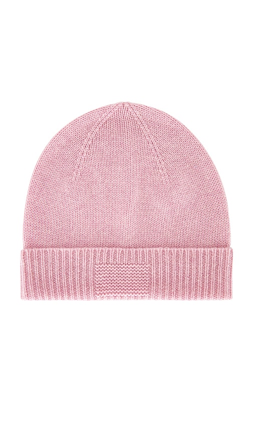 Guest In Residence Rib Cuff Beanie In Pink