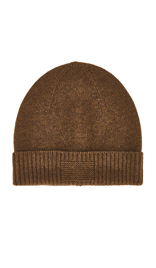 Guest In Residence Rib Cuff Beanie In Brown