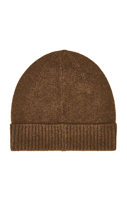 Guest In Residence Rib Cuff Beanie In Brown