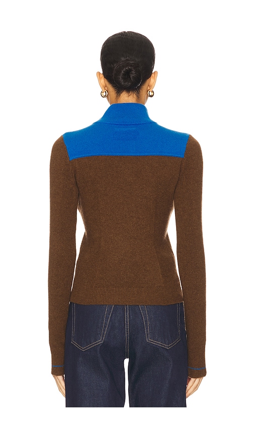  Guest In Residence Alpiner Half-zip-pullover In Brown,blue. Größe S. Also In M, L. 