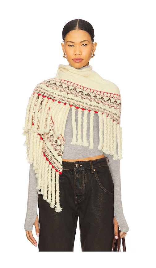 Guest In Residence Cloud Chalet Shawl In Neutral