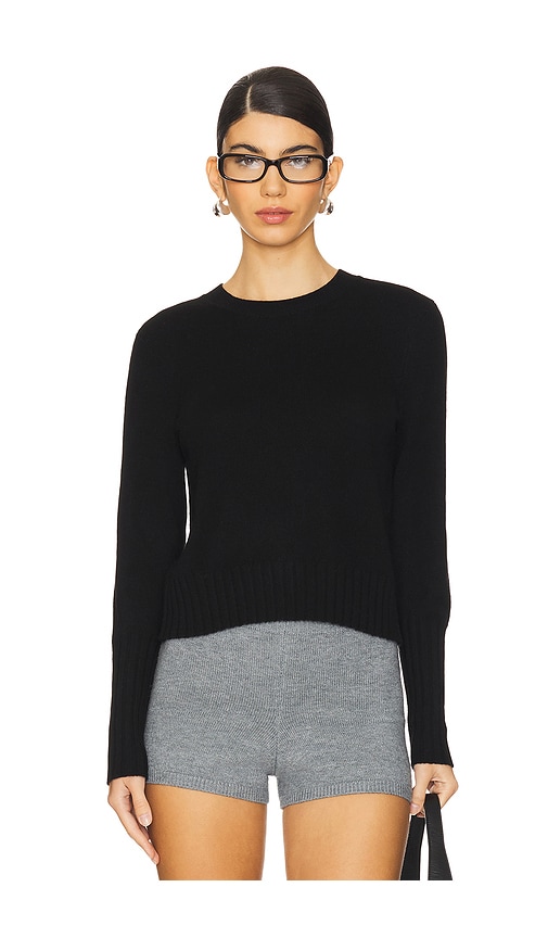 Guest In Residence Shrunken Crew Cashmere Top In Blue