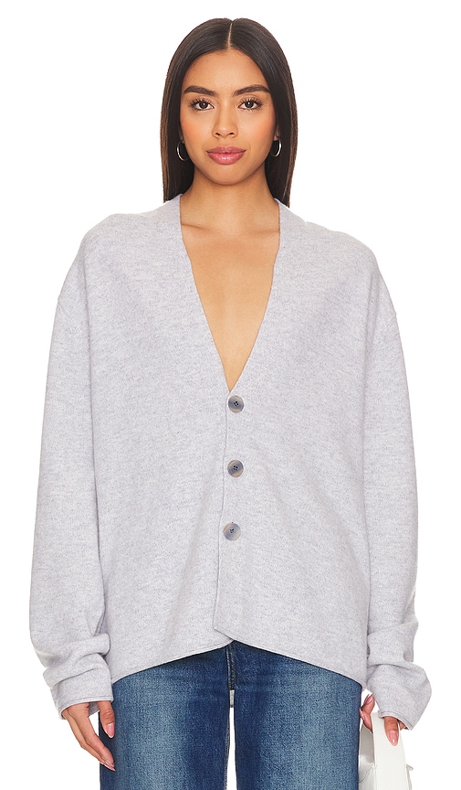 Guest In Residence Everywear Cardigan In Gray