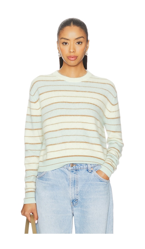 Guest In Residence Grizzly Stripe Crew Sweater