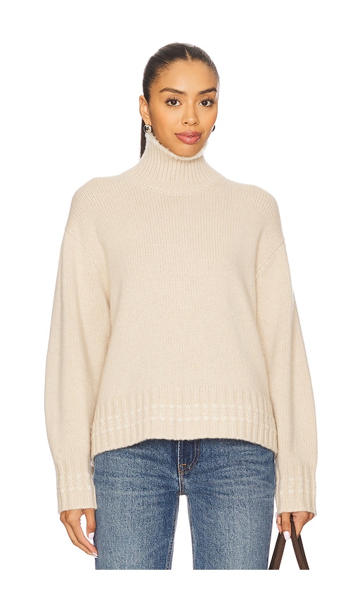 Guest In Residence Cropped Rib Turtleneck