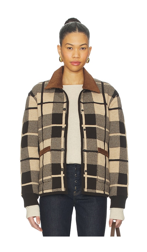 Guest In Residence Quilted Plaid Liner Jacket