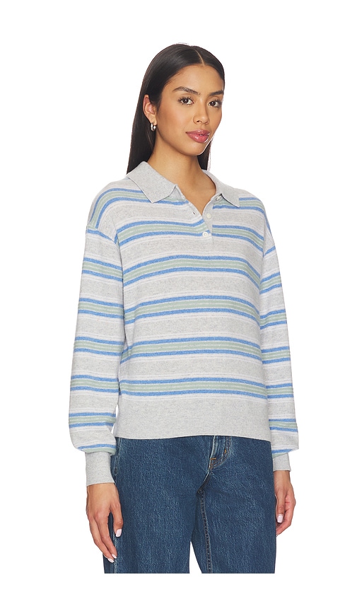 Guest In Residence Collegiate Stripe Polo | Thumbnail 2 Guest In Residence Collegiate Stripe Polo | Thumbnail 2