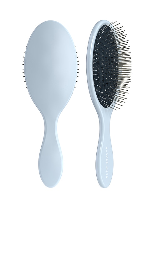 The Detangling Brush in Glow Beauty Blue
