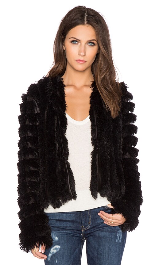 greylin faux fur jacket