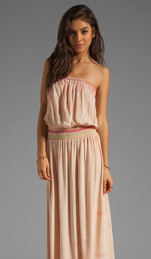 Nahil Smocked Tube Maxi
