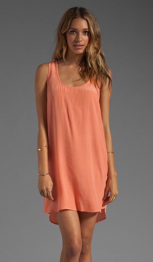 Miyoshi Silk Open Back Tunic Dress