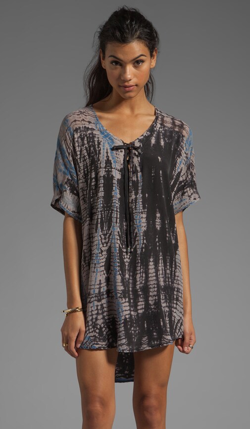 Miyoshi Lace Front Dolman Sleeve Dress