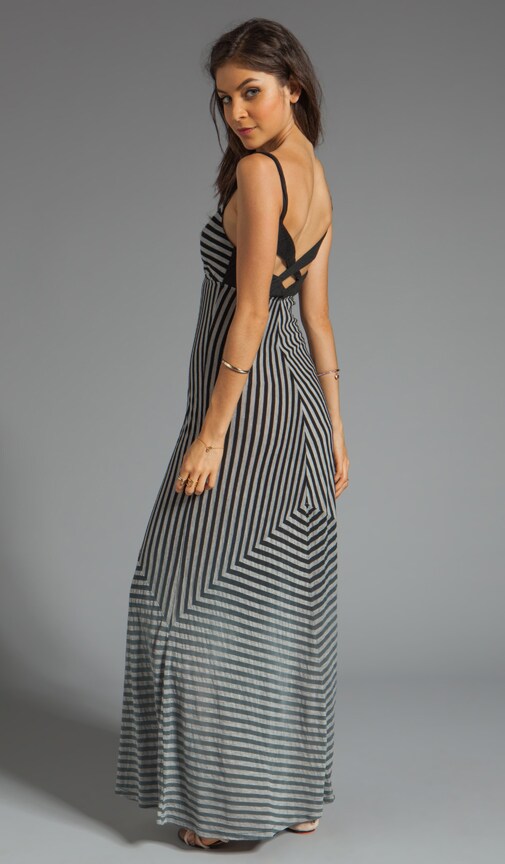 Cabarete Jersey Stripe Knit Maxi Dress
