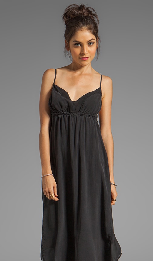 Punta Cana Silk V-Bottom Maxi Dress