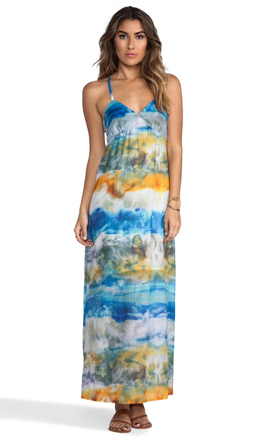 Sanur Voile Spaghetti X-Back Maxi Dress
