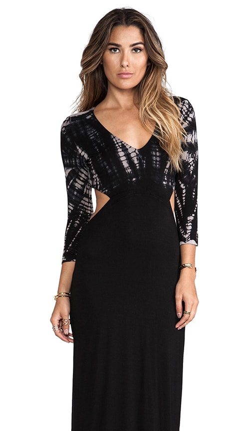 Foundation Bamboo Maxi 3/4 Sleeve Dress