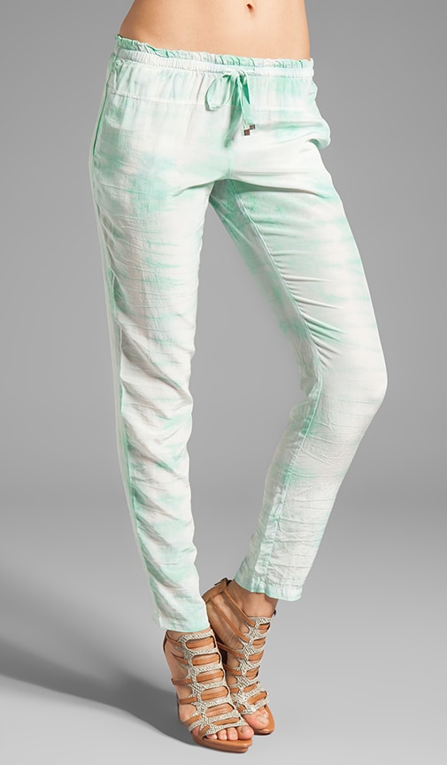 Punta Cana Tapered Drawstring Silk Pant