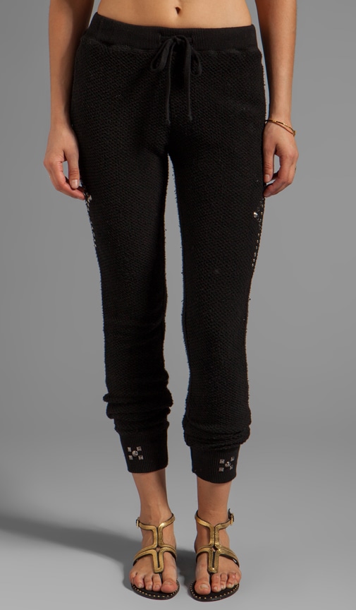 Foundation Chunky Loop Terry Pant With Rib
