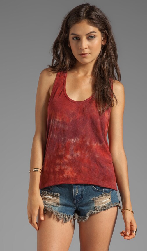 Foundation Linen Racerback Tank