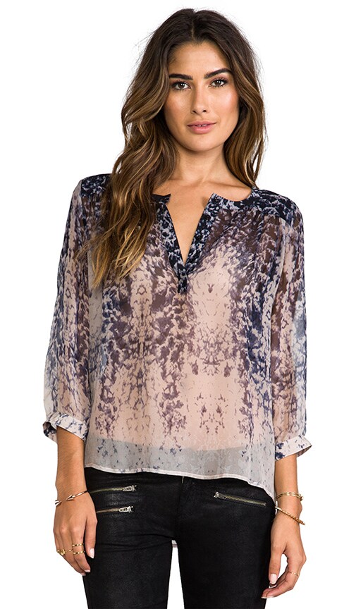 Printed 3/4 Sleeve Top