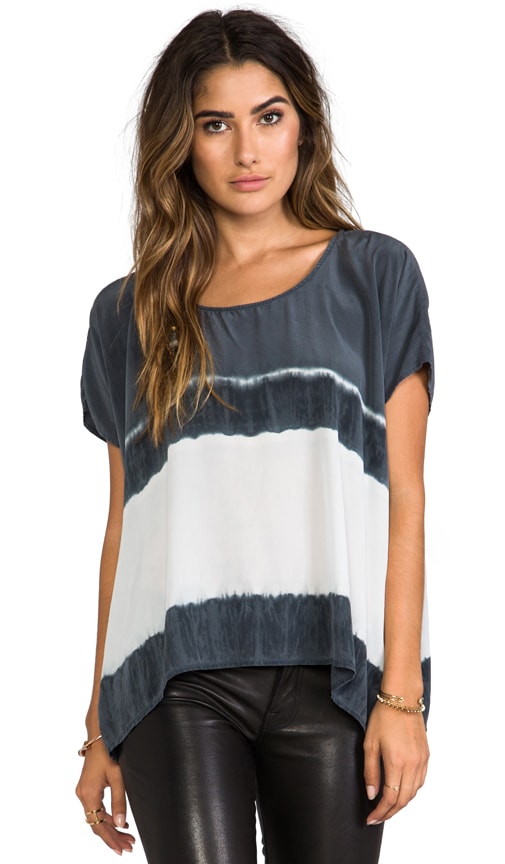 Oversize Silk Box Top