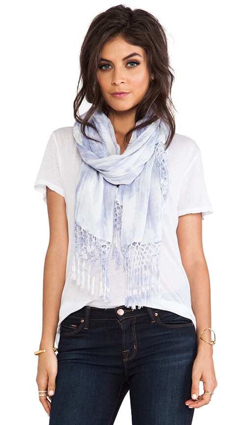 3 Color Mix Fringe Scarf