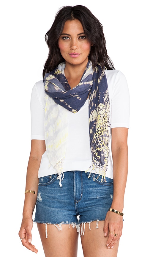 Vat Dye Fringe Scarf