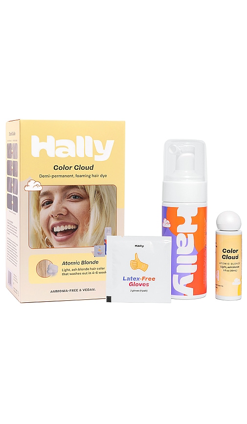 Hally Hair Color Cloud Foaming Hair Color in Atomic Blonde