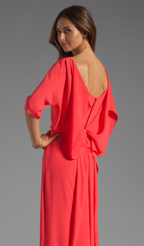Draped Back Gown