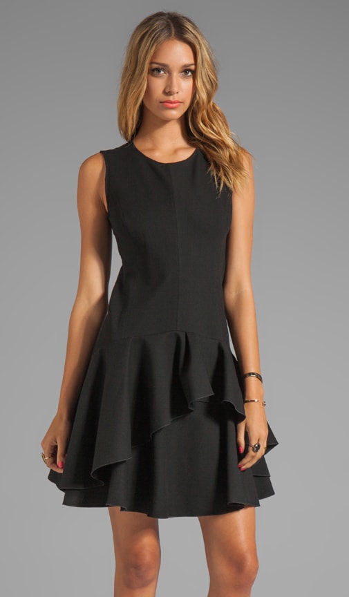 Sleeveless Scoop Neck Ponte Dress