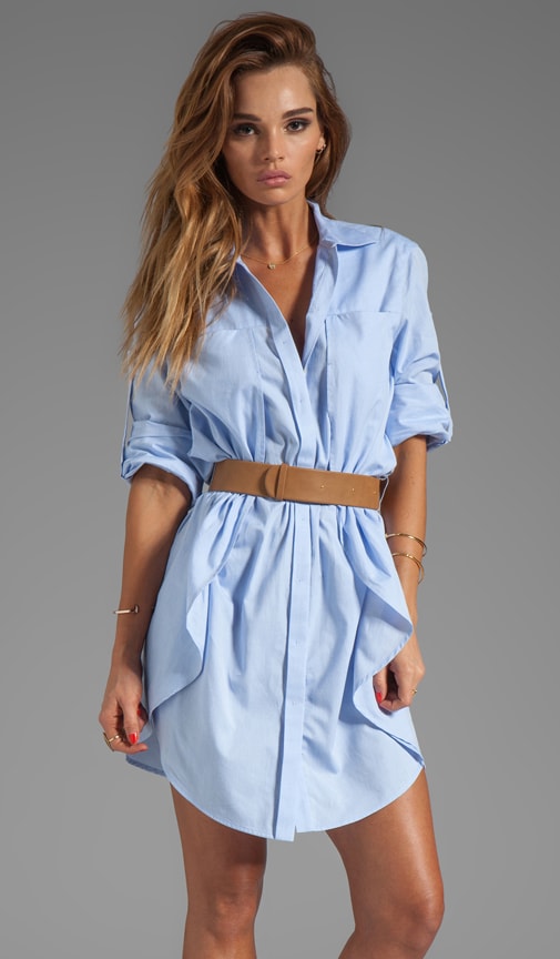 halston heritage shirt dress