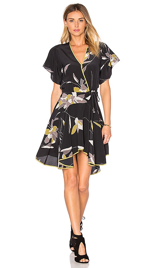 Halston heritage flounce clearance dress