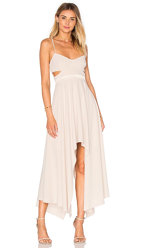 Halston heritage clearance high low dress