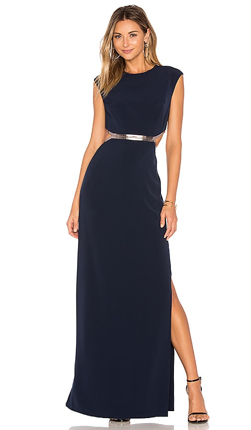 Halston heritage outlet navy dress