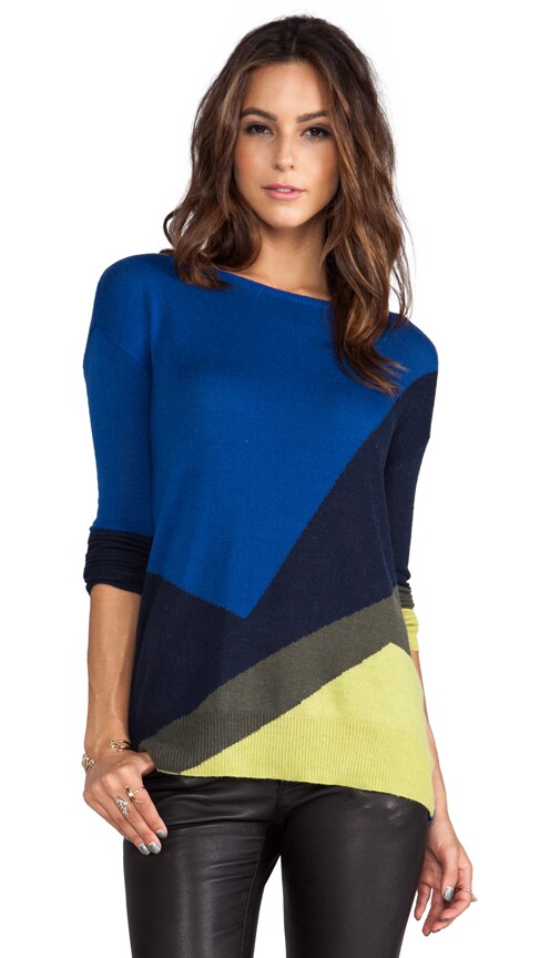 Long Sleeve Intarsia Sweater