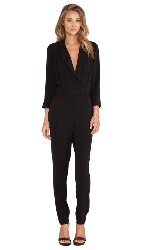 Lapel Detail Jumpsuit