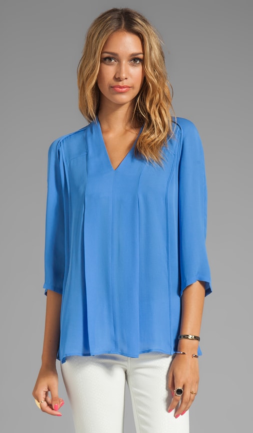 Washed Silk Double Georgette Top