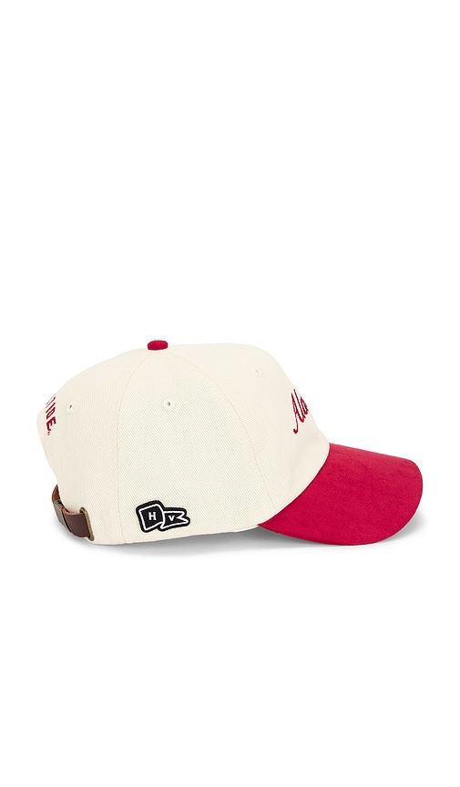  Hype And Vice Baseballkappe Aus Cord Mit Kontrastmuster Alabama In Red. 