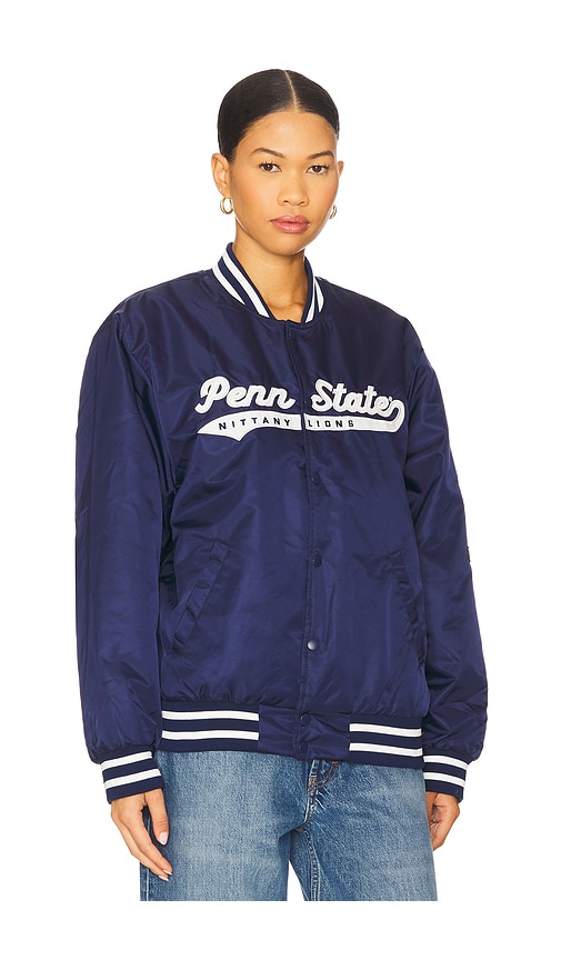 Hype And Vice University Of Pennsylvania A-games Varsity Jacket In Blue