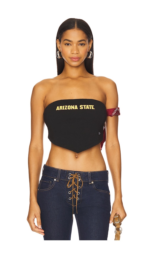 Hype And Vice Arizona State University Bandana Top In Black