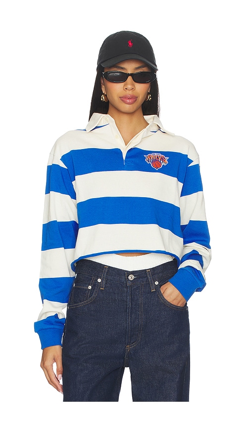 Hype And Vice New York Knicks Rugby Polo Top In Multi