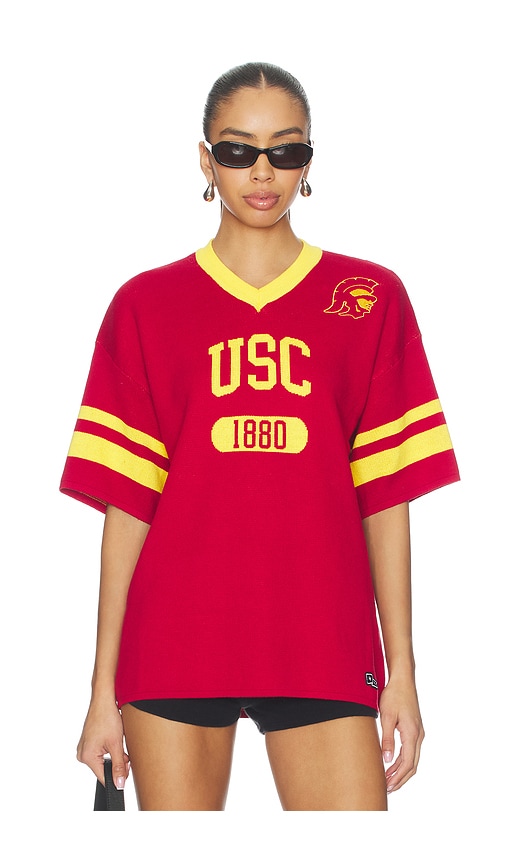 Hype and Vice University Of Southern California Knitted Jersey Tee