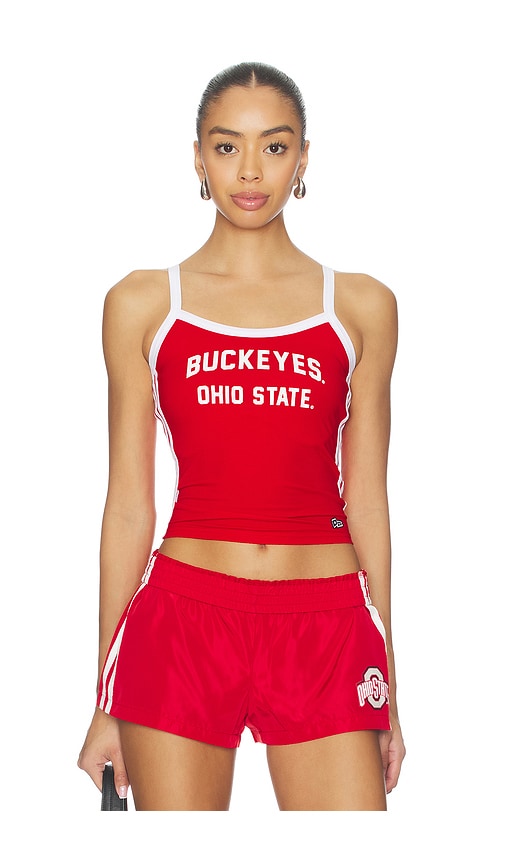 Hype and Vice Ohio State University Sideline Stripes Tank Top