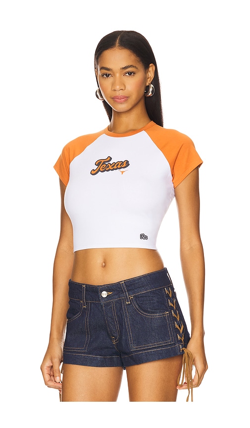 Hype And Vice University Of Texas At Austin Homerun Tee In White